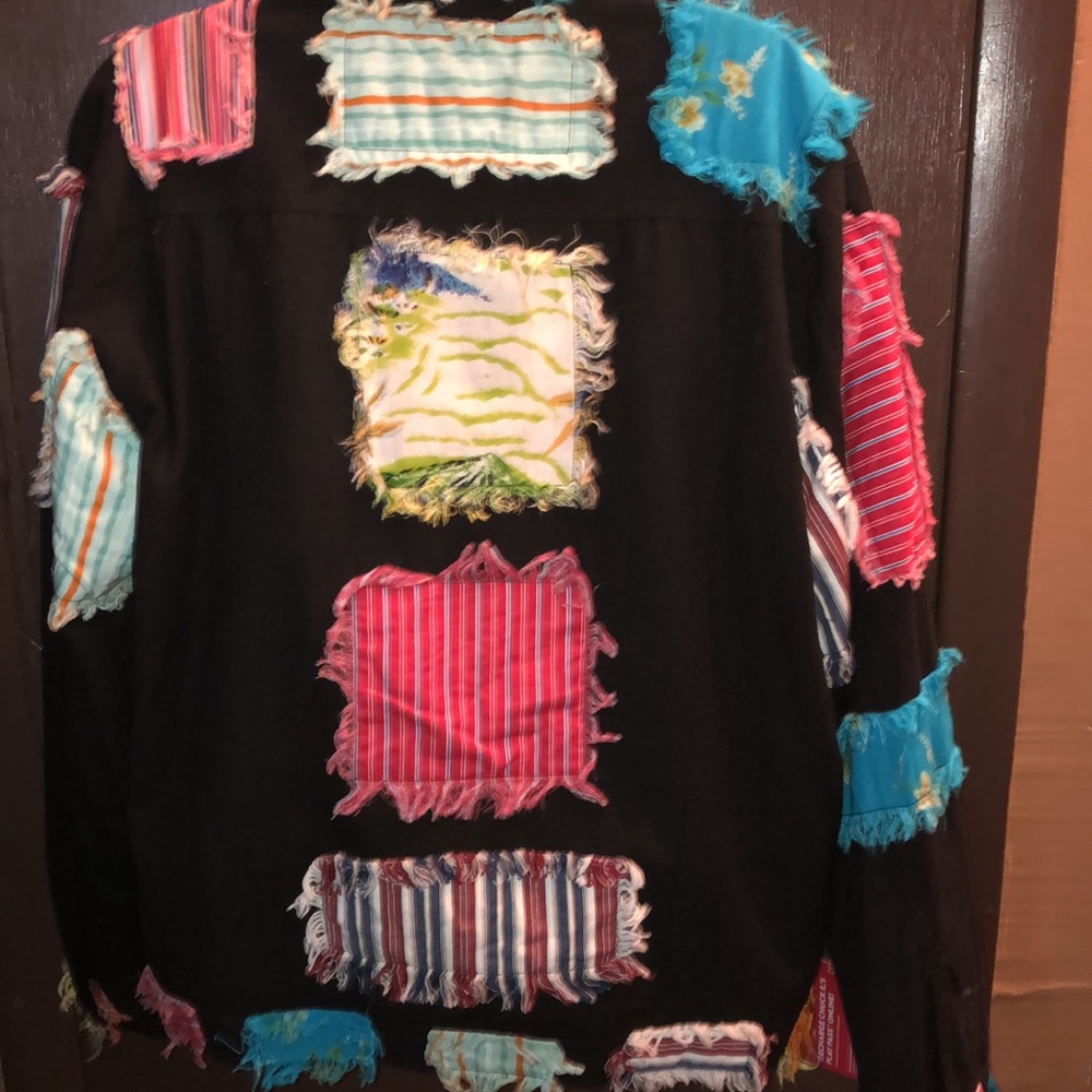 New Direction Patchwork Women Jacket Size (L) - image 3